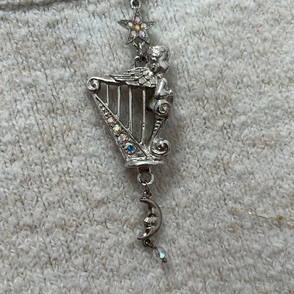 Kirk’s folly angel harp necklace - Picture 2 of 5